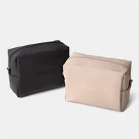 Cosmetic Bag Soft Touch Black