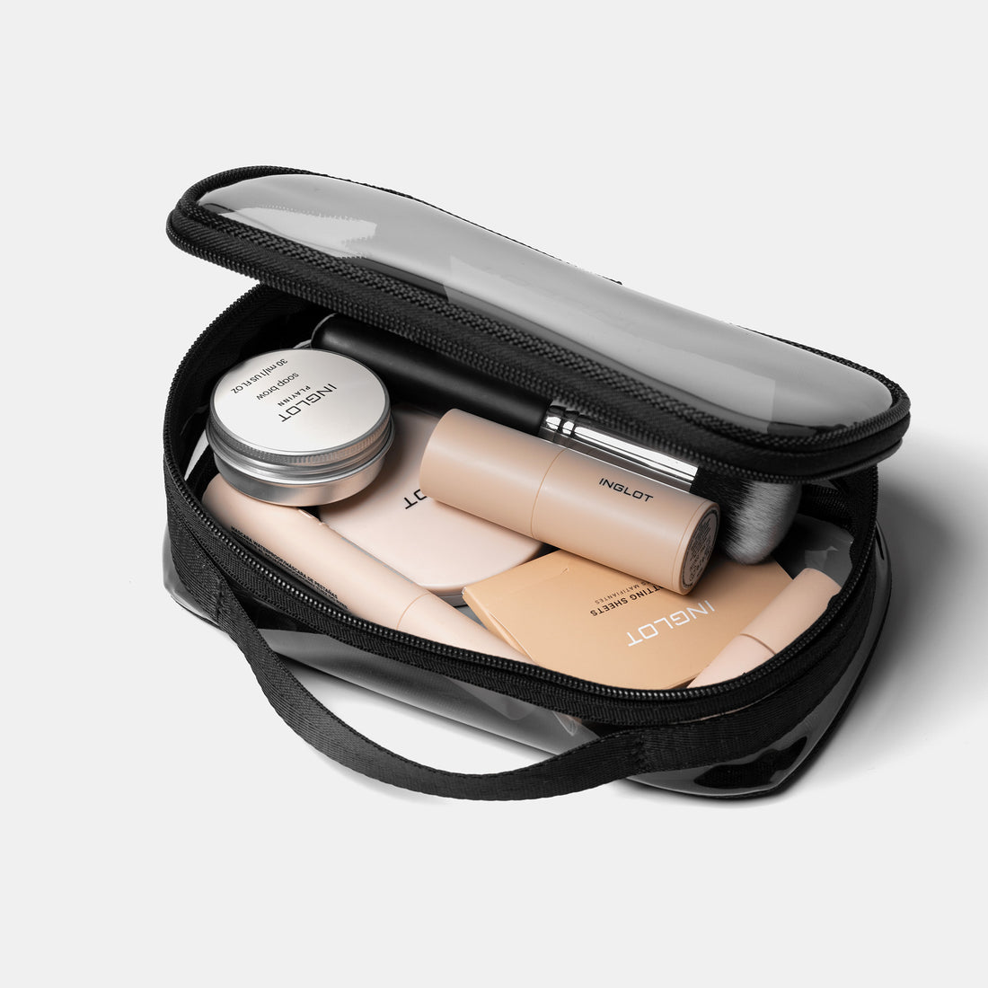 Travel Makeup Bag Small Black