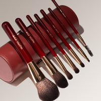 Brush Tube Makeup Set (Burgundy)