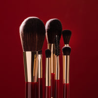 Brush Tube Makeup Set (Burgundy)